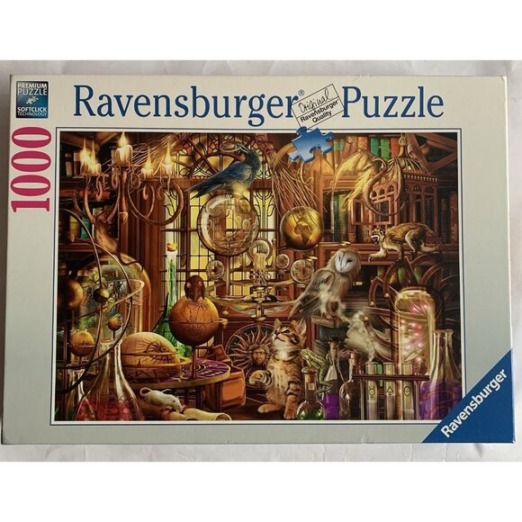Ravensburger Brown and Gold Puzzle 1000 Piece Game - Picture 1 of 10